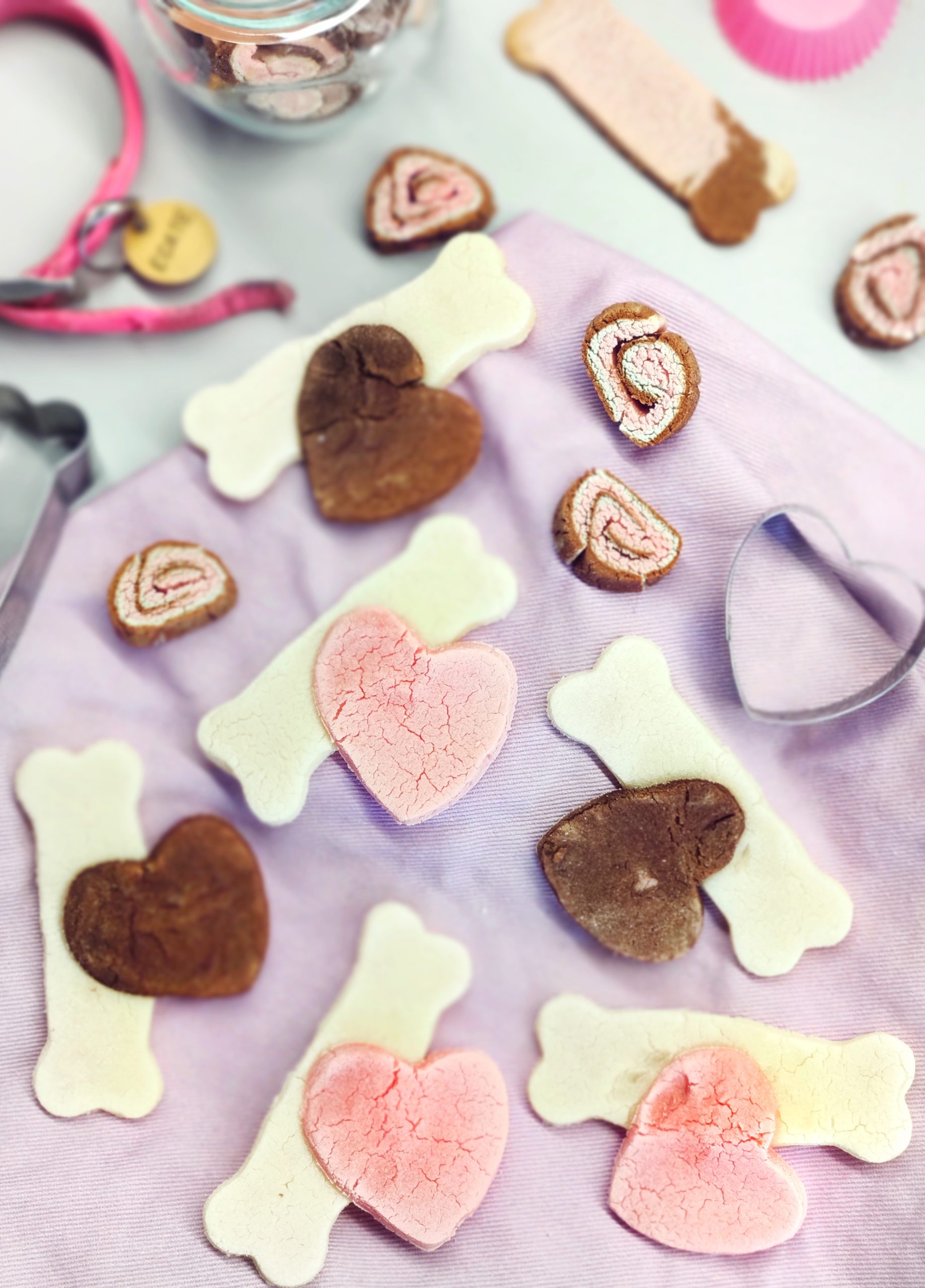 Biscotti di san valentino a cuore